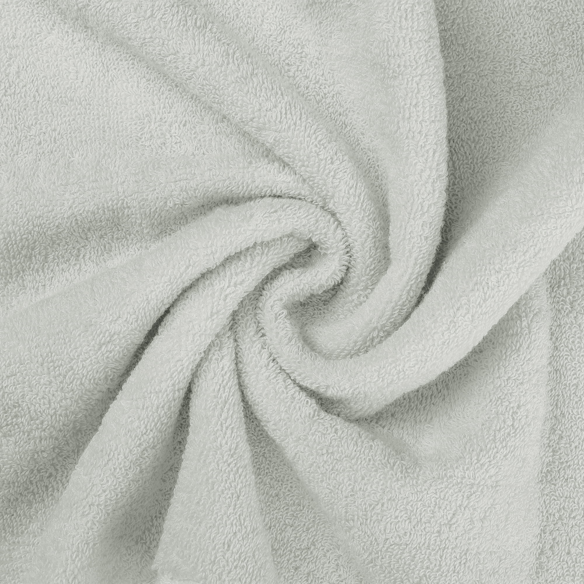 Unique Bargains 4 Pcs Hand Towels Quick Drying Towel Light Grey 13" x 30"