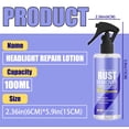 thumbnail image 4 of Hxlamzoo Car Iron Powder Remover Car Paint Wheel Hub Iron Powder Cleaner Wheel Hub Cleaning Oxide Layer Spots 100ml, 4 of 9