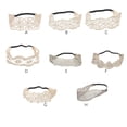 thumbnail image 2 of Jumpingount Diademas de encaje Estiramiento de cara Diadema Decoración Accesorio de moda Accesorios para peinados Turbante para mujeres Niñas Type1 NO1, 2 of 6
