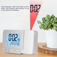 thumbnail image 1 of RelOJ Despertador Digital de Proyección Con Doble Alarma, Carga USB y 7 Idiomas, Visualizació de Rotacia de 180 Grados de Tiempo y Temperatura para Dormitorio y Oficina, 1 of 7