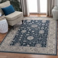 thumbnail image 2 of SAFAVIEH Vintage Hiren Oriental Area Rug, Dark Blue/Beige, 5'3" x 7'6", 2 of 7