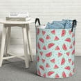 thumbnail image 7 of KLL Watermelon Waterproof Foldable Laundry Hamper Bucket with Handles for Storage Bin,Kids Room,Home Organizer (Medium ), 7 of 7