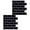 Black, variant on Adhesive Wall Sticker Home Decor Removable Panels Self-Adhesive Stone Brick Wall Home Kitchen Wall