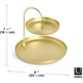 thumbnail image 4 of Bandeja grande para joyería Levamdar acabado en latón mate, 4 of 4
