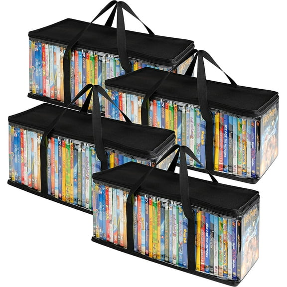 Stock Your Home DVD Storage Bags - 4 Count