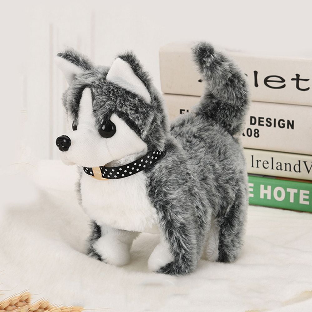 Lovely Electric Plush Dog Interesting Husky Teddy Dog Simulation