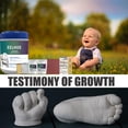 thumbnail image 4 of HOMYL 4x3D Hand Casting Kit Hand Anniversary Birthday Wedding Gift Crafts, 4 of 8