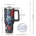 thumbnail image 2 of 1pc Parents 40oz Tumbler with Straw & Handle - Insulated Stainless Steel Cup | Holiday Gift for Man Women (Christmas, Valentine's, Birthday), 2 of 7