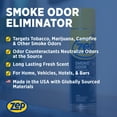 thumbnail image 4 of Zep Smoke Odor Eliminator Aerosol Spray - 16 oz. (Pack of 12) ZUSOE16 - Refresh and Deodorize Cannabis, Tobacco, Cigarette, Cigar, and Smoky Air in Homes, Cars, Offices and MORE, 4 of 7