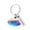 Rainbow, variant on Personalize Stainless Steel Rugby Funeral Cremation Urn Pendant Keyring American football Keychain for Cremation Ashes Urn Lockets for Ashes of Loved One Memorial Jewelry