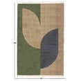 thumbnail image 3 of Casavani Handmade Blue Cotton Dhurrie Custom Dining Room Carpets Home Decor Kilim 10x18 feet, 3 of 6