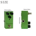 thumbnail image 5 of IRIN EF-01 Portable Electric Guitar Effect Pedal - Mini Single Guitar Effector with True Bypass, Vintage Overdrive Feature (Light Green), 5 of 7