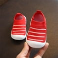 thumbnail image 4 of Gubotare Girls Simple Cute Sneakers Stride Rite Toddler Girls (Red,18-24Months), 4 of 5