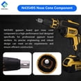 thumbnail image 4 of Conjunto de cono nasal KOLEOLL N435495 para Dewalt DCF620B, 4 of 6