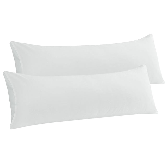 Unique Bargains Microfiber Body Pillow Cases Silky-Soft Pillowcase Envelope Closure 2pcs