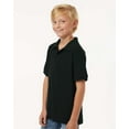 thumbnail image 2 of AllPro 62800Y Youth Pique Polo-Black-XS, 2 of 6