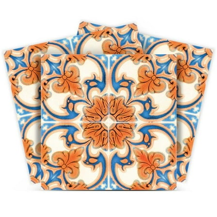 HomeRoots 390644 5 x 5 in. Queen Mosaic Removable Peel & Stick Tiles