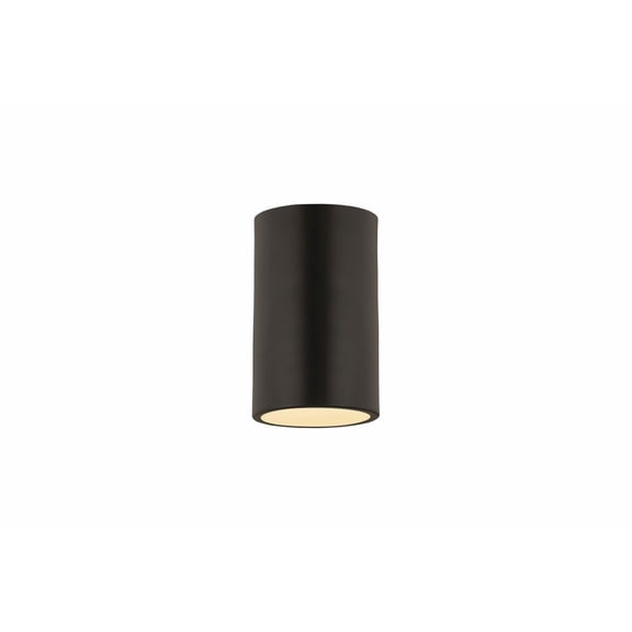 1 Light Flush Mount-Matte Black Finish-Matte Black Shade Color Z-Lite 2302F1-Mb