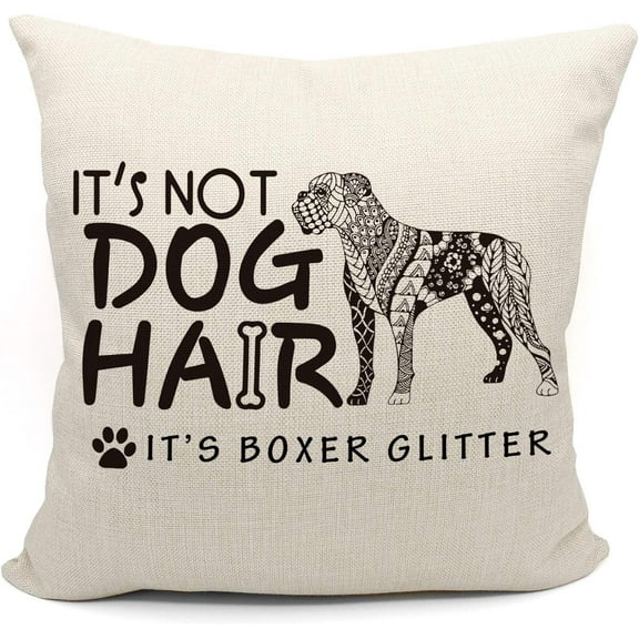 Boxer Dog Pillows Covers 18x18,Boxer Dog Gifts,Boxer Dog Gifts for Women,Boxer Dog Decor,Reserved for The Dog Pillow