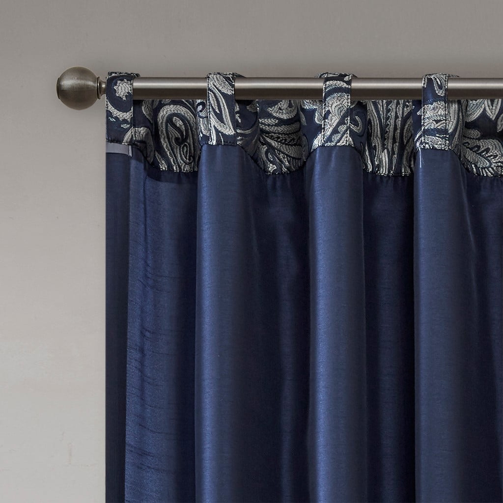 MAYEERTY Jacquard Curtain Panel Pair(2 Pcs Window Panels)