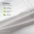 thumbnail image 2 of New Purecare Bamboo Elemnet Terrene Premium Full White Sheet Set, 2 of 5
