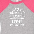 thumbnail image 4 of Inktastic Mommy and Daddy Little Valentine Boys or Girls Baby Bodysuit, 4 of 5
