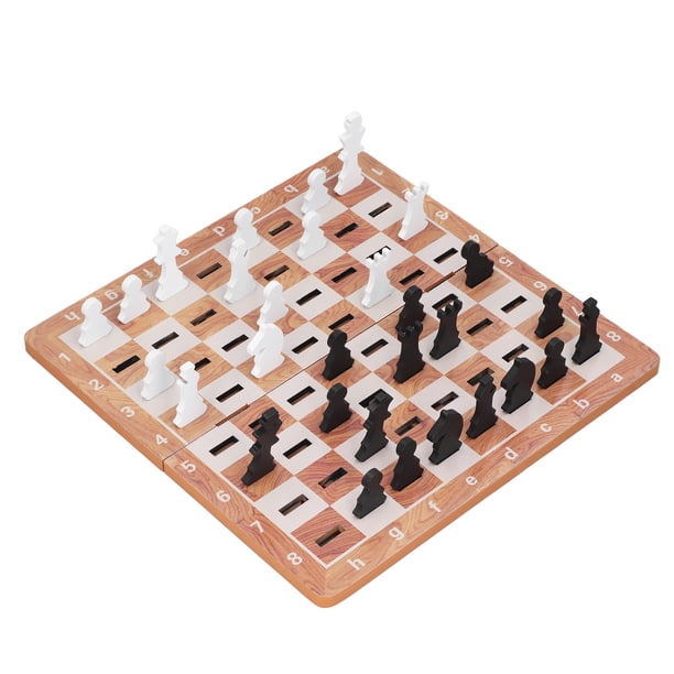 Juego De Tablero De Ajedrez, Juego De Ajedrez Portátil Basswood Safe Para Entretenimiento ANGGREK Otros