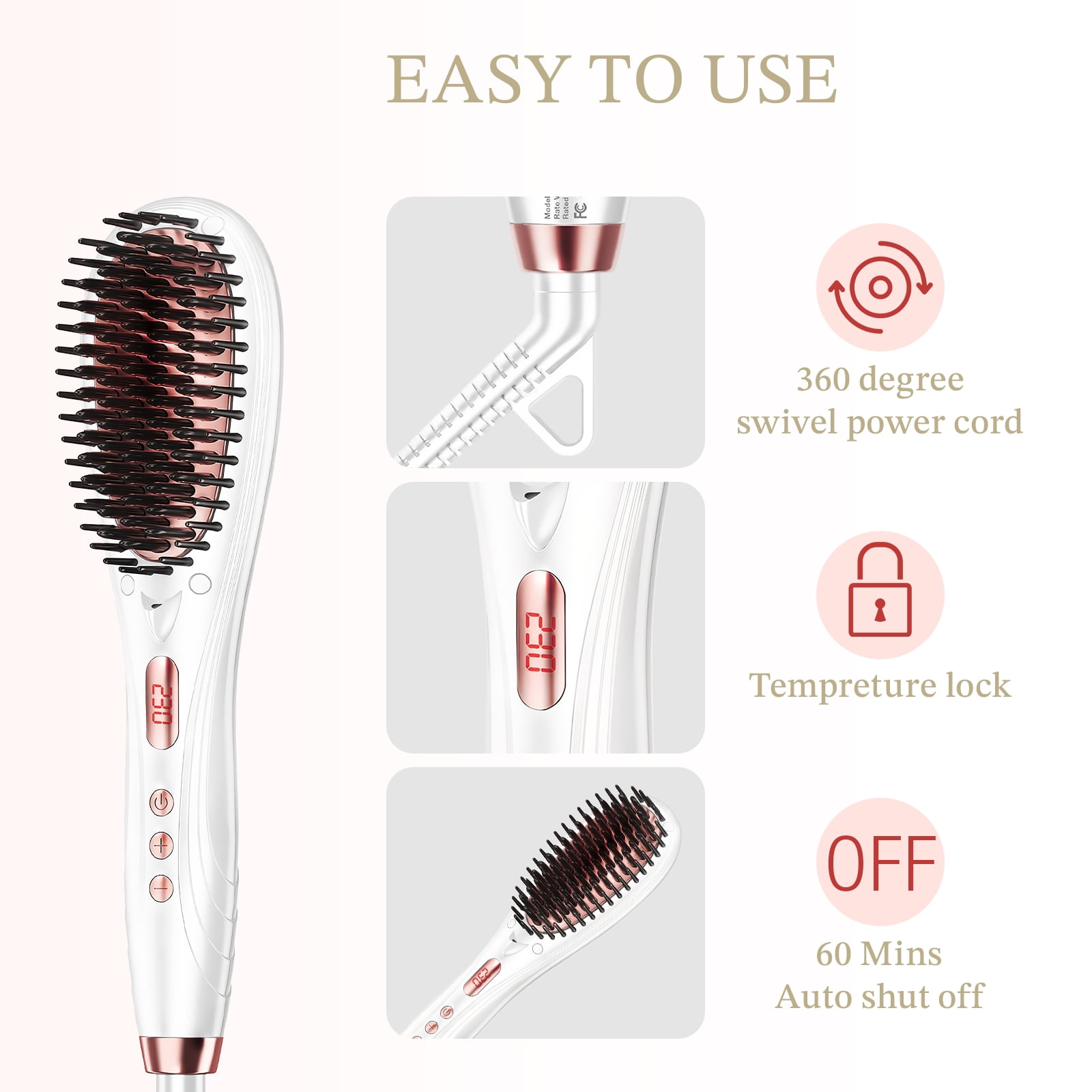 Nova straightener brush online