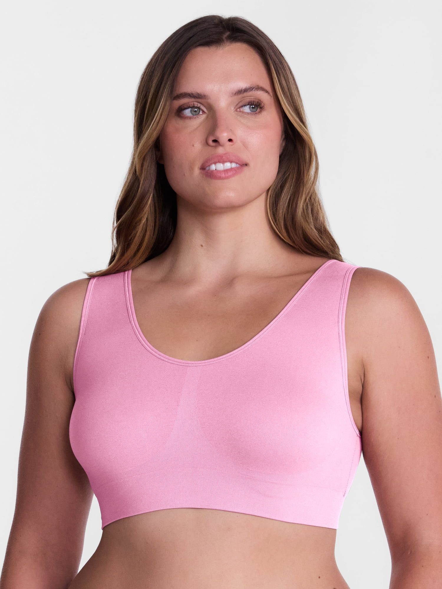 Joyspun Women's Pullover Comfort Bralette, Removable Padding, Sizes S-XXXL