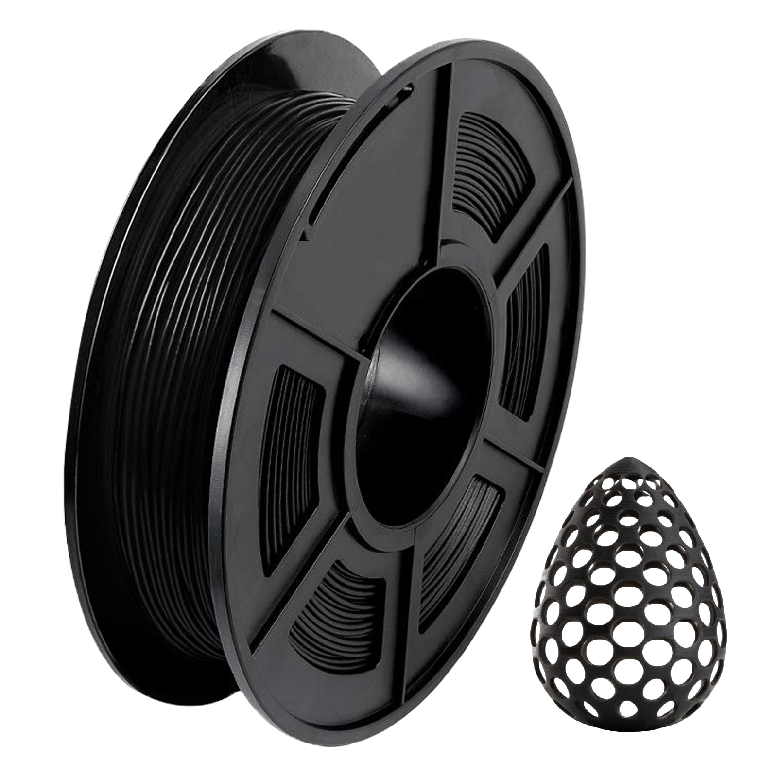 SUNLU 3D Printer Filament PLA Carbon Fiber 1.75mm 1KG/2.2LBS Spool  Carbon Fiber 