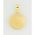 thumbnail image 4 of 14k Yellow Gold Corpus Crucified Christ Round Small Pendant Charm, 4 of 8