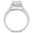 thumbnail image 5 of Everly Women's Created Moissanite 14K White Gold Engagement Ring, 5 of 9