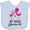 Blue, variant on Inktastic My Nana Loves me with Two Flamingos Boys or Girls Baby Bib