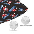 thumbnail image 5 of Salouo Surfing Santa Pattern Pillow Cases,1PC Pillow Covers with Envelope Closure Decorative Pillow Case for Bed Couch,Pillows Not Included-14"x20", 5 of 6