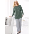 thumbnail image 5 of Woman Within Plus Size Patchwork Embroidered Top, 5 of 6