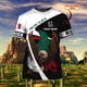 thumbnail image 1 of Camiseta con estampado de bandera nacional de México para hombre, camiseta de manga corta con patrón de águila 3D, camiseta de gran tamaño, ropa de calle de ocio con cuello redondo, 1 of 4