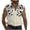 A-Khaki, variant on GERsome Tank Tops for Men Color Block Crewneck Shirts with Pockets Casual Button Up Summer Beach Vacation Tops S-3XL