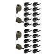 thumbnail image 3 of Wweixi 10pieces Wide Application Hat Hangers Home Office Or Hat Shops Exquisite Craft Baseball Caps Hook Black 2Set, 3 of 6