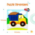 thumbnail image 5 of Klevly Paquete de 6 rompecabezas de madera de construcción para niños de 2 a 4 años | Rompecabezas de madera para niños pequeños de 1 a 3 años | Juguetes Montessori para niños de 2 años | Juguetes de, 5 of 5