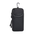 thumbnail image 1 of Hukapapa Bolso diagonal de fibra de poliéster para teléfono móvil, bolso de muñeca para teléfono móvil, bolso de brazo impermeable para teléfono móvil, color negro, 1 of 5