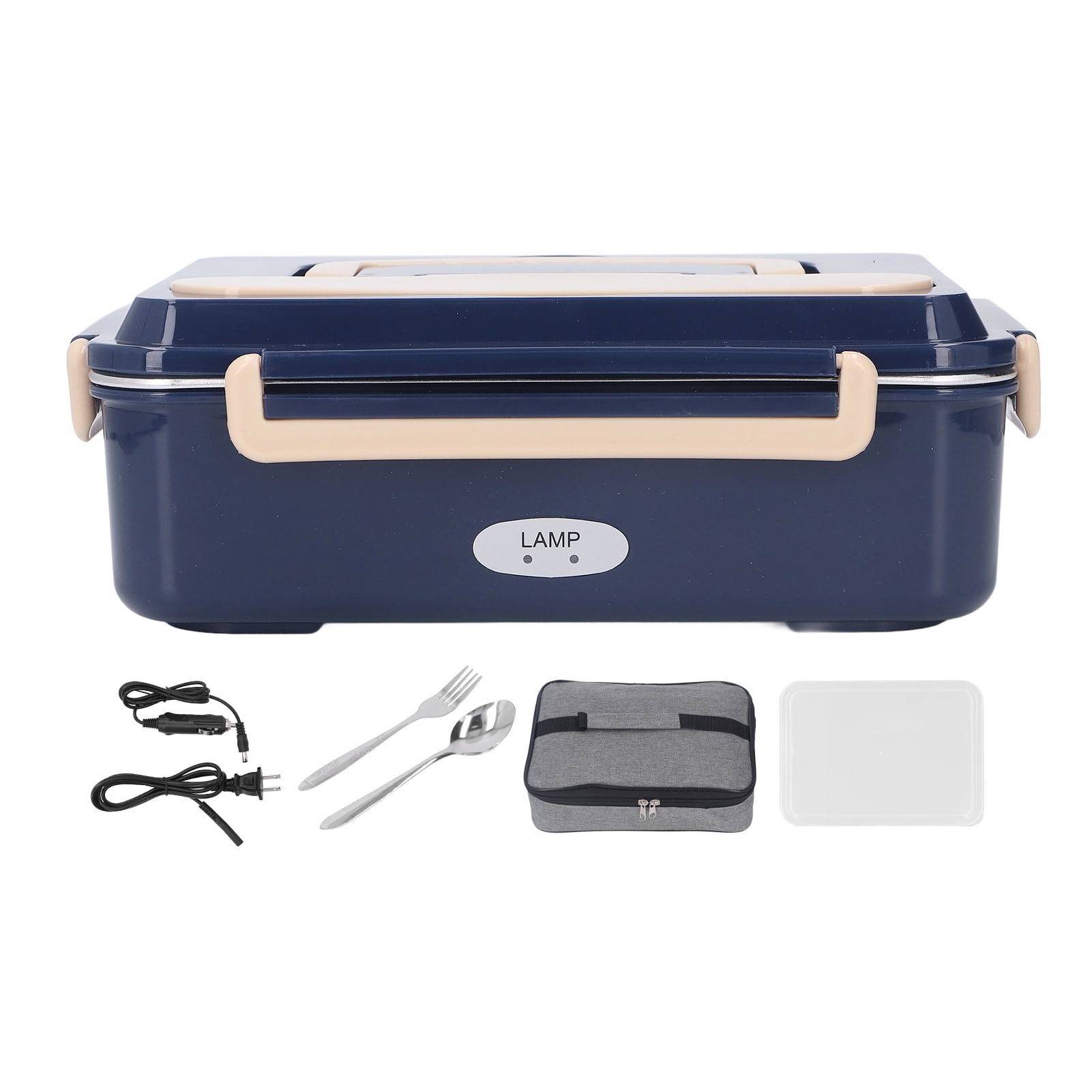 Heating Lunch Box, 2 Grids Surrounding Heating Uniform Heat Conduction