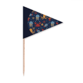 thumbnail image 1 of Deep Sea Cuttlefish Jellyfish Crab Toothpick Triangle Cupcake Toppers Flag, 1 of 3