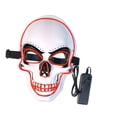 thumbnail image 4 of Cubierta de Calavera Brillante, Cubierta de Cara LED 3 Cubierta de Cara de Halloween LED Cubierta de Cara de Cosplay LED Eficiencia Maximizada, 4 of 10
