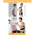 thumbnail image 2 of Back Brace Posture Corrector For Women And Men Back Lumbar Support Shoulder Posture Support For Improve Posture Provide And Back Pain Relief (large) [, 2 of 3