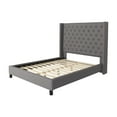 thumbnail image 4 of Fairfield Queen Size Tufted Bed with Winged Headboard, 4 of 9