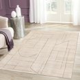 thumbnail image 1 of LaDole Rugs 3x10 ft Modern Premium Area Runner Rug | Contemporary Long Carpet For Hallway, Kitchen, Entry Way, Indoor Floor Décor | Beige Cream, 1 of 4