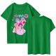 thumbnail image 1 of Pop cazadora para niña Boys Girls Fashion Round-Neck Group Panels T Shirt （Green）, 1 of 3