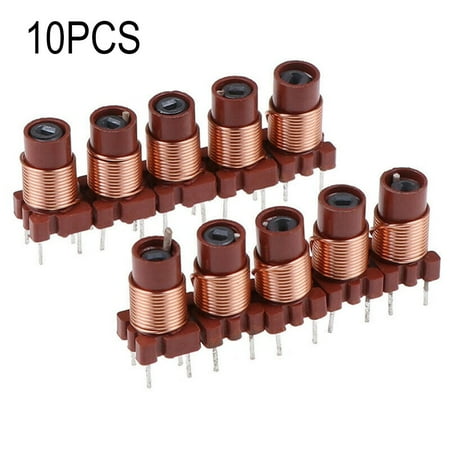 

BLUESON Inductance High-Frequency Ferrite Core Inductor Adjustable 10pcs 12T 0.6uh-1.7uh