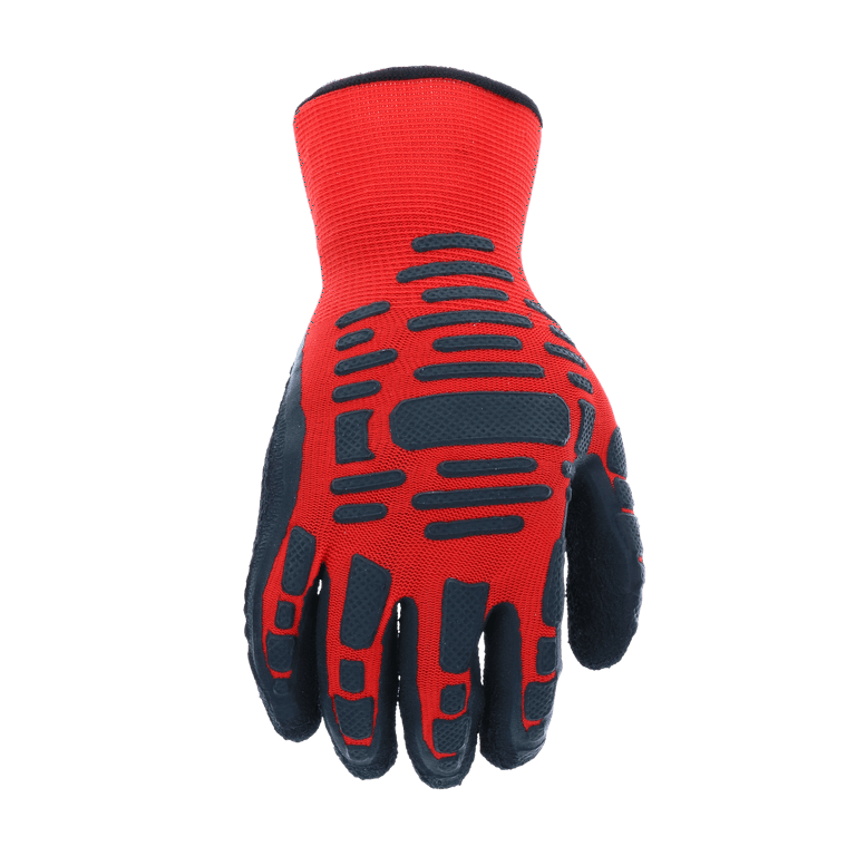 Hyper Tough Men's Large Red Micro Armor Latex Dipped Large