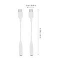 thumbnail image 2 of Raindrops 3Pack USB Audio Adapter Headphones Jack Adapter TPE for Daily Use Back to School, 2 of 7